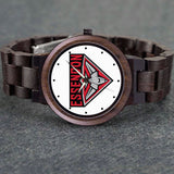 ESSENDON WOODEN WATCH