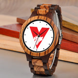 SWANS WOODEN WATCH