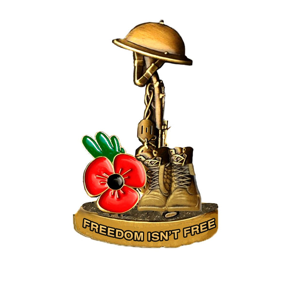 2 Freedom Isn't Free Brooch Pins (SAVE 10%) - Inflander fields