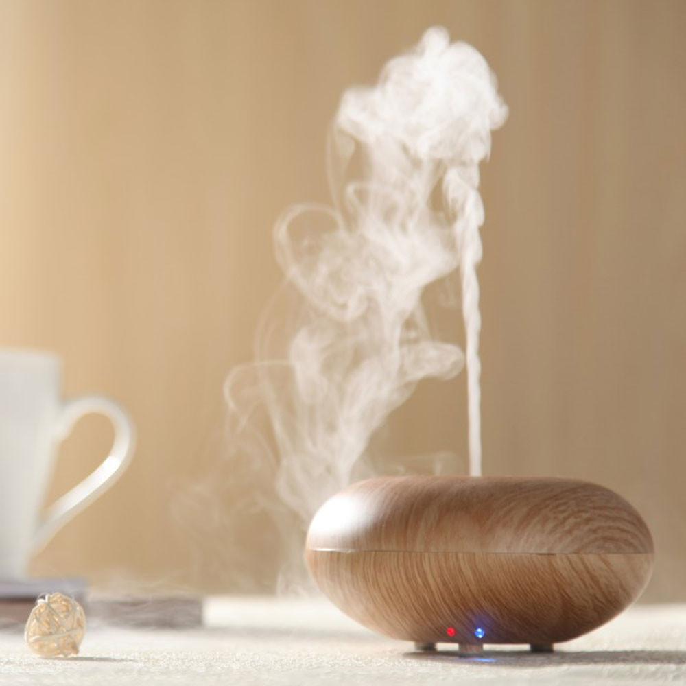 Round Ultrasonic Home Aroma Humidifier And Air Diffuser