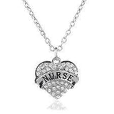 Austrian Crystal Heart Rhinestones Nurse Necklace .... 90% OFF