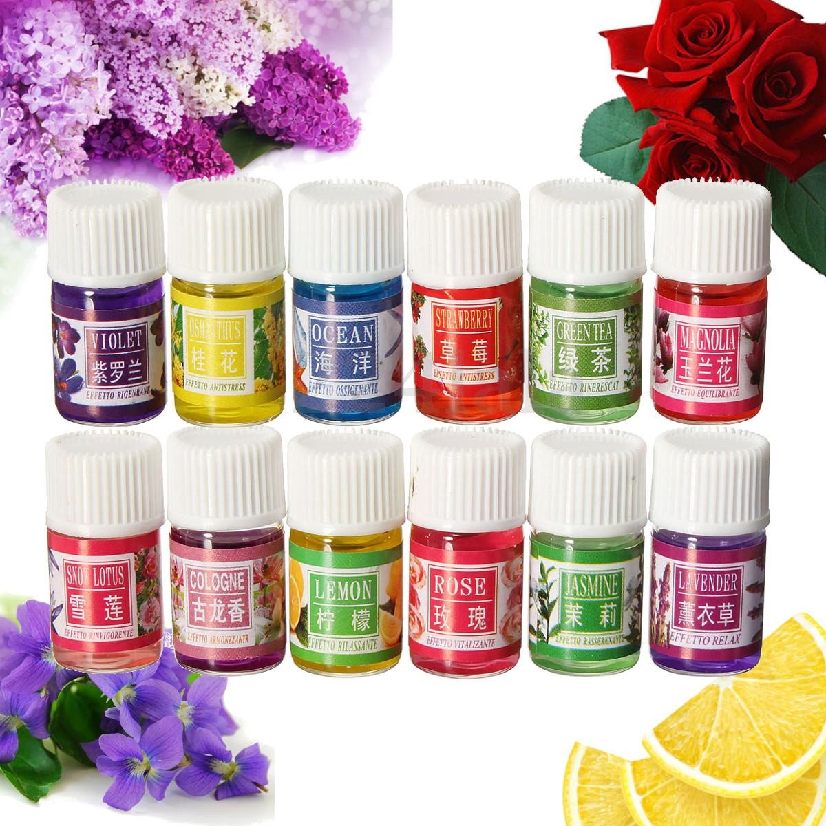 12Pcs Essential Aromatherapy Oil
