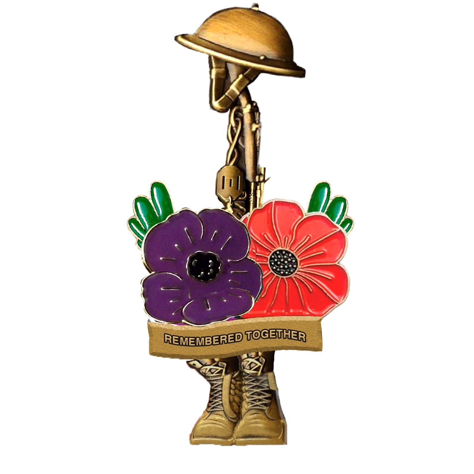 Remembered Together Brooch Pin