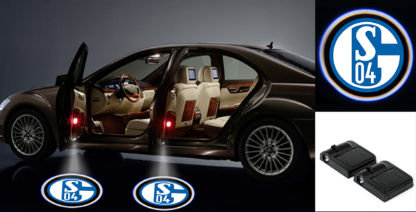 2 WIRELESS CAR DOOR LED SCHALKE SHADOW LIGHT